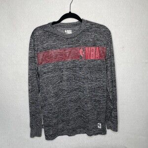 NBA Branded Shirt Long Sleeve  Logo Basketball Size Medium Mens